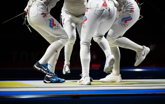 Japan Olympics 2020 Fencing Women Sabre Team