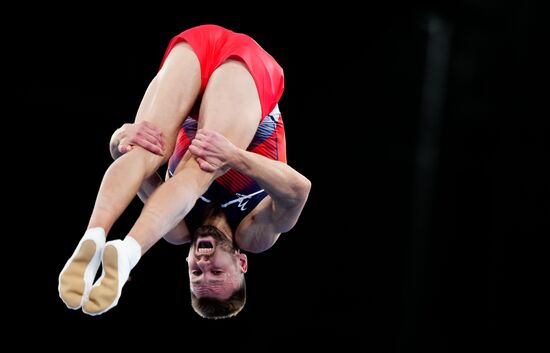 Japan Olympics 2020 Trampoline Gymnastics Men