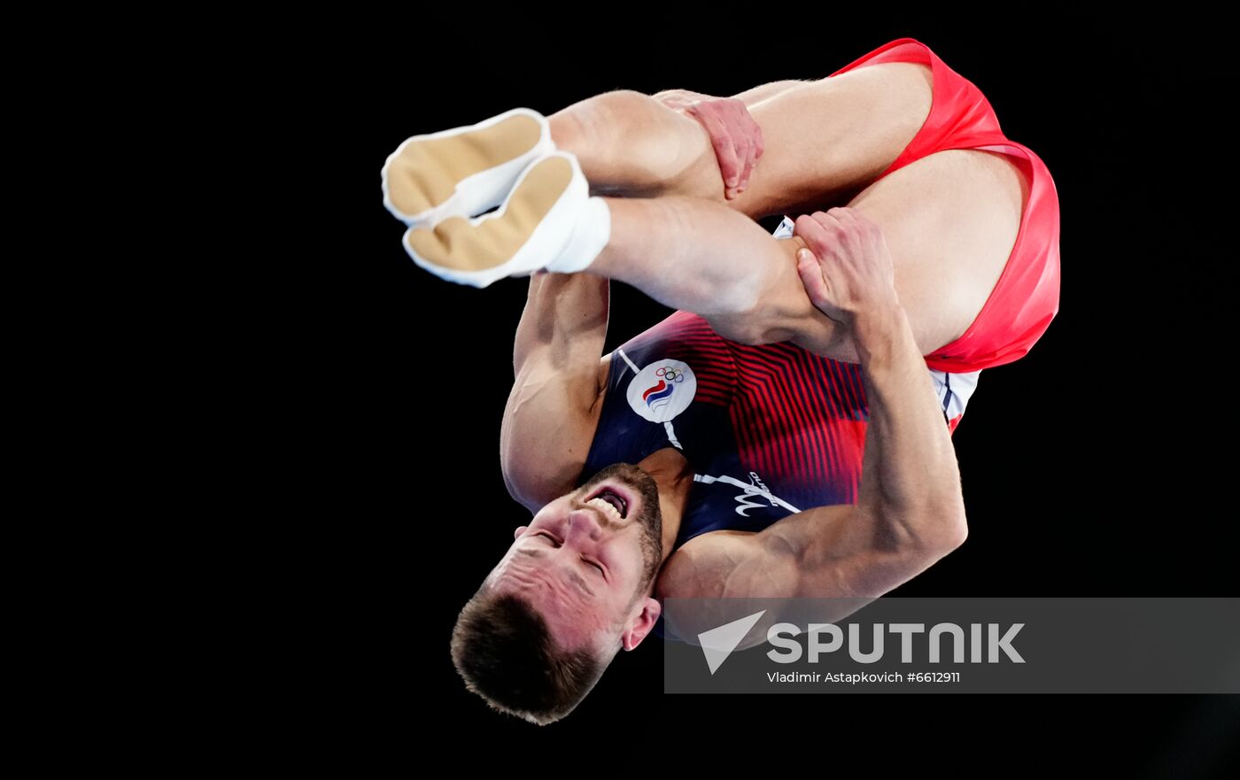 Japan Olympics 2020 Trampoline Gymnastics Men