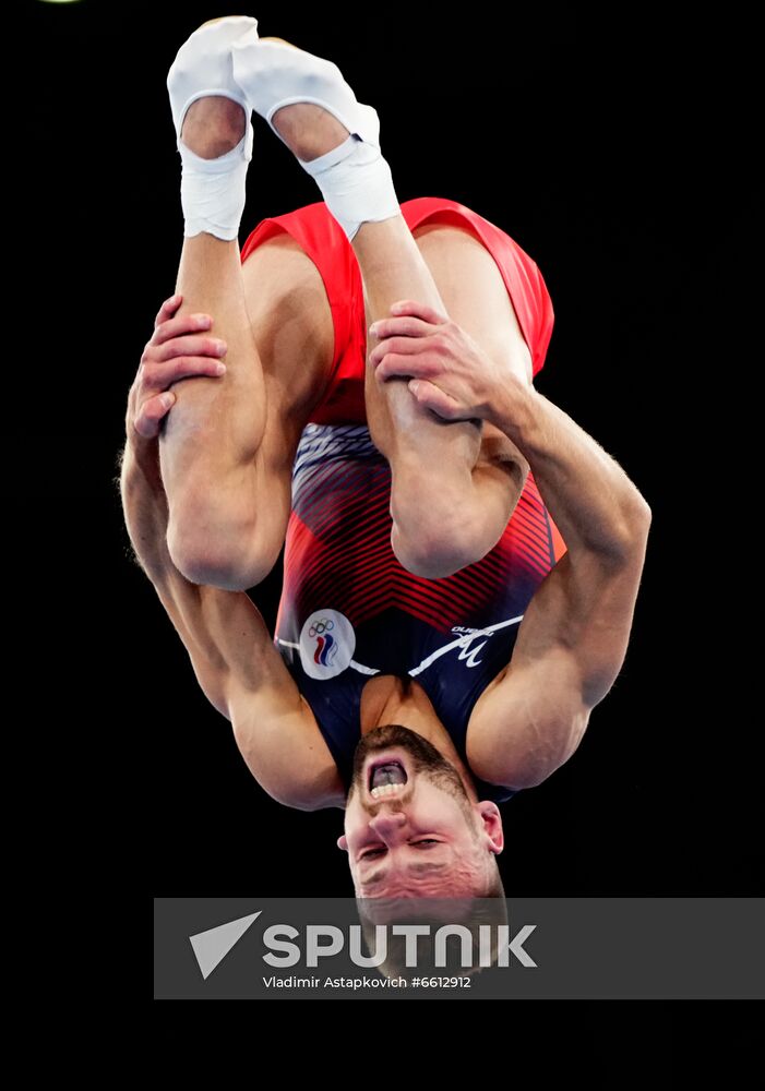 Japan Olympics 2020 Trampoline Gymnastics Men