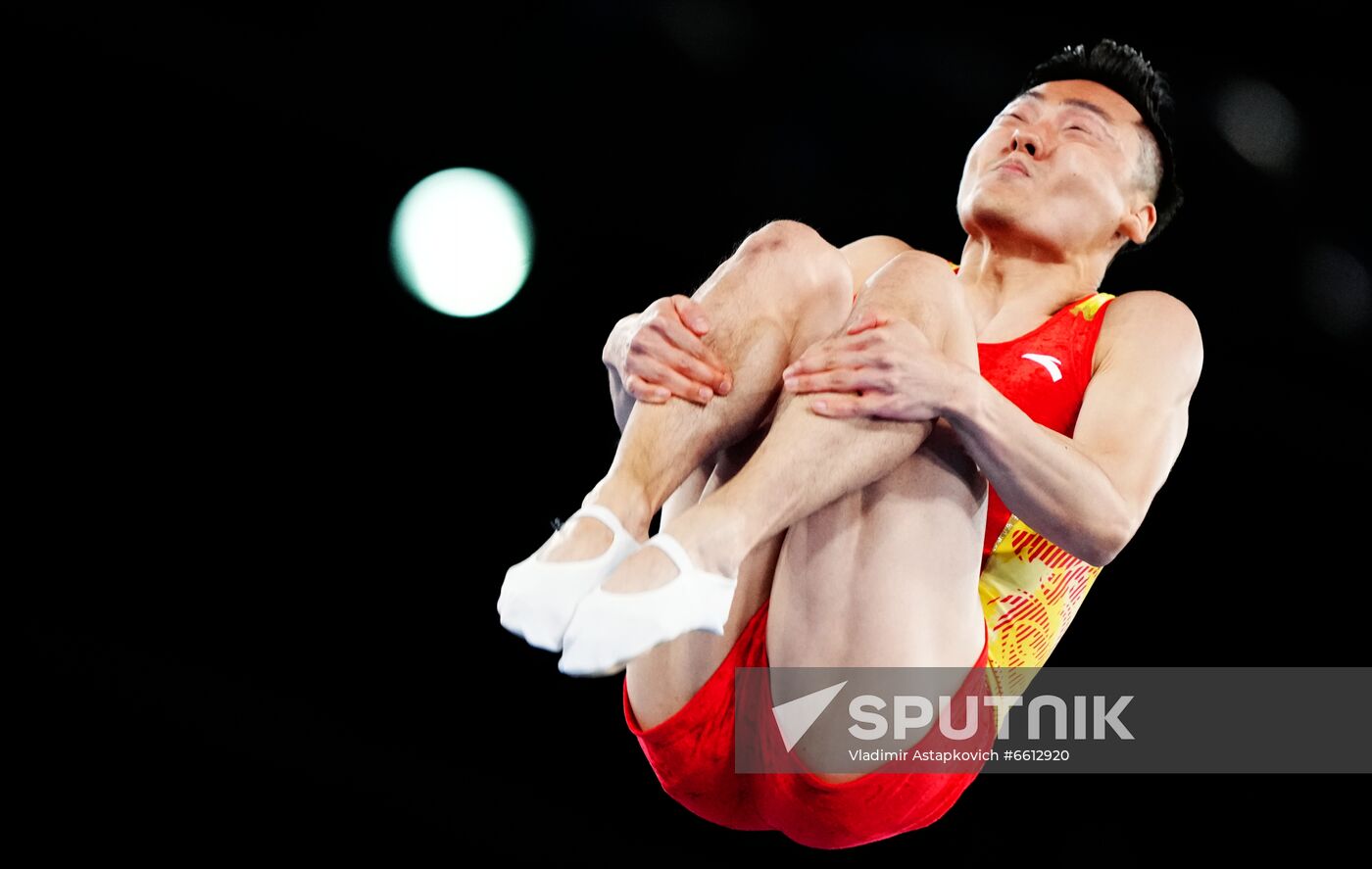 Japan Olympics 2020 Trampoline Gymnastics Men