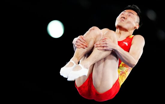 Japan Olympics 2020 Trampoline Gymnastics Men