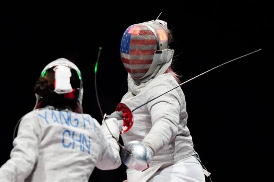 Japan Olympics 2020 Fencing Women Sabre Team