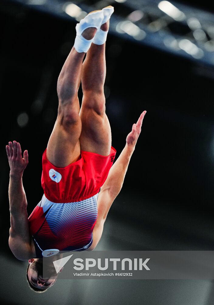 Japan Olympics 2020 Trampoline Gymnastics Men