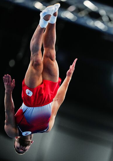 Japan Olympics 2020 Trampoline Gymnastics Men