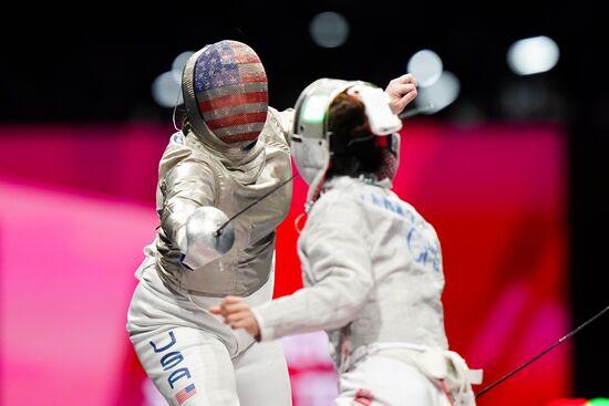 Japan Olympics 2020 Fencing Women Sabre Team