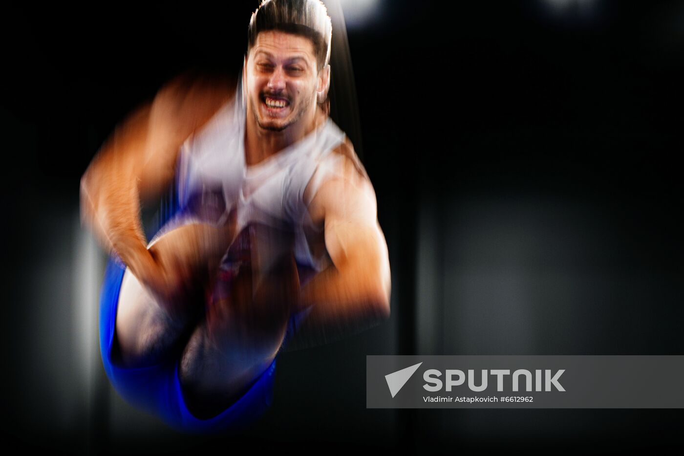 Japan Olympics 2020 Trampoline Gymnastics Men