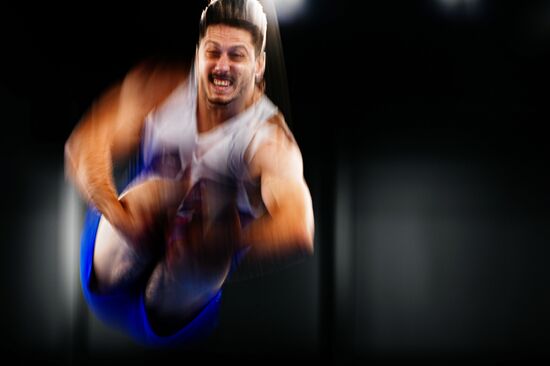 Japan Olympics 2020 Trampoline Gymnastics Men