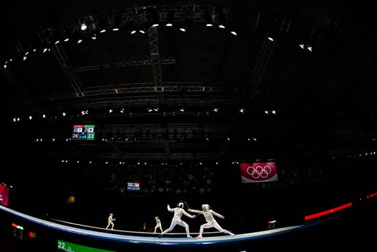 Japan Olympics 2020 Fencing Women Sabre Team