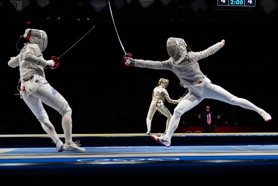 Japan Olympics 2020 Fencing Women Sabre Team