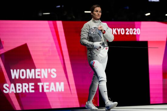 Japan Olympics 2020 Fencing Women Sabre Team
