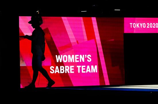 Japan Olympics 2020 Fencing Women Sabre Team