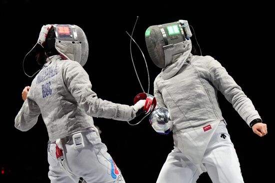 Japan Olympics 2020 Fencing Women Sabre Team