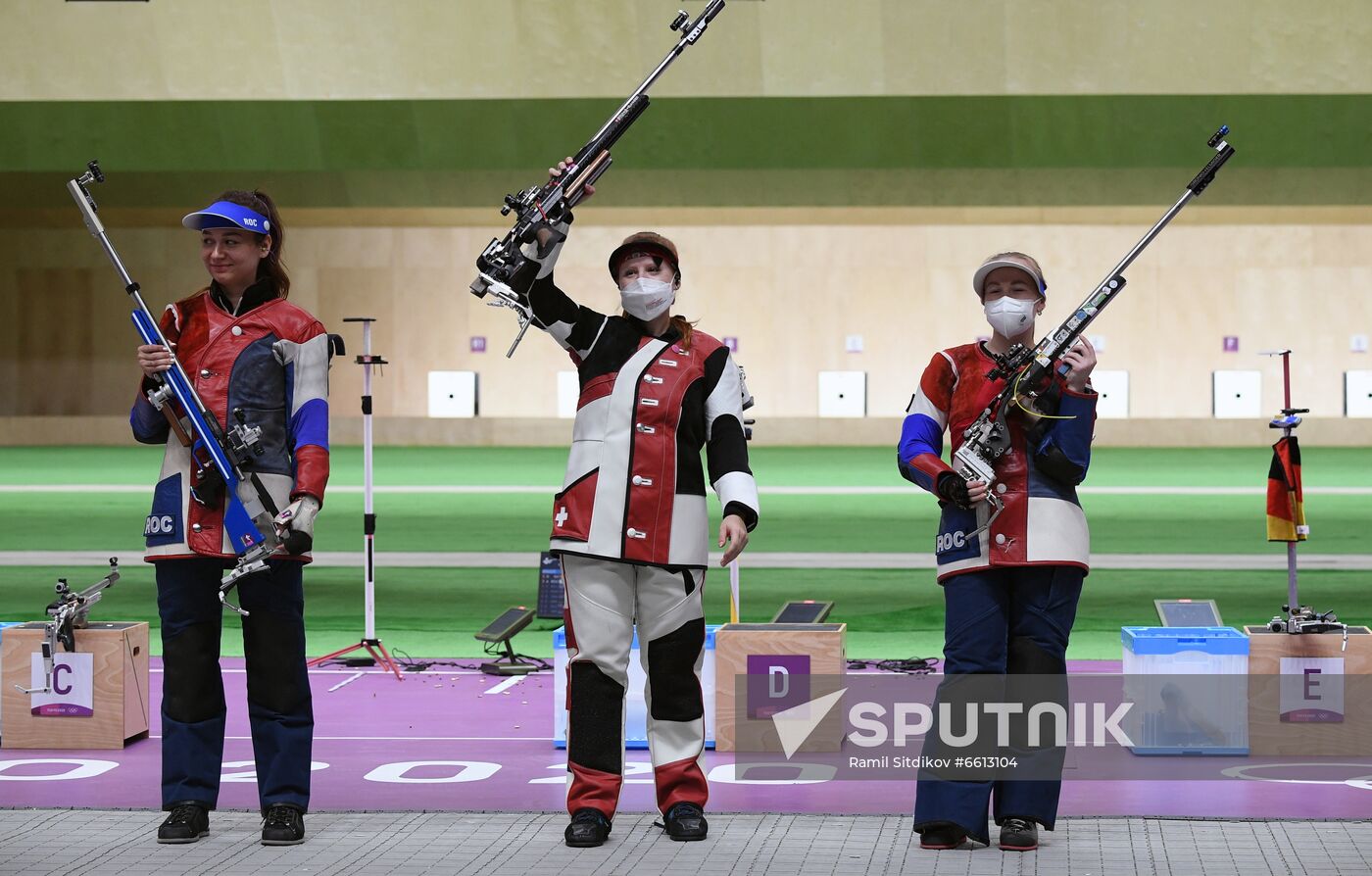 Japan Olympics 2020 Shooting Rifle 3 Positions Women