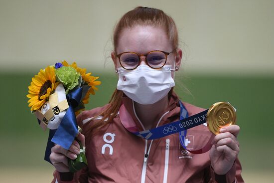 Japan Olympics 2020 Shooting Rifle 3 Positions Women