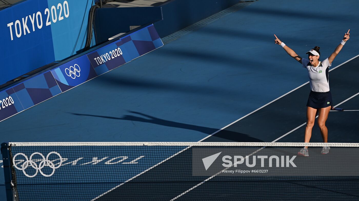 Japan Olympics 2020 Tennis Women Doubles Kudermetova/Vesnina - Pigossi/Stefani