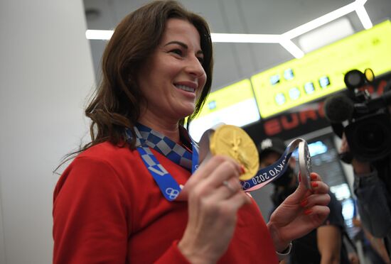 Russia  Olympics 2020 Athletes Arrival