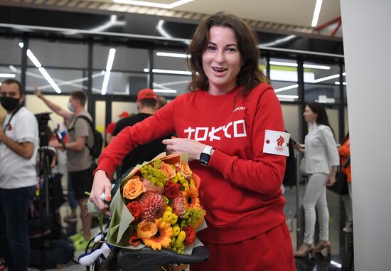 Russia  Olympics 2020 Athletes Arrival