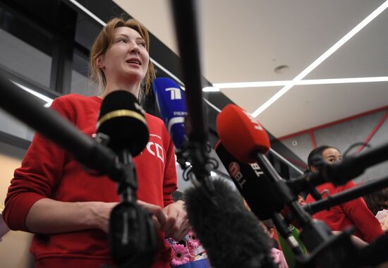 Russia  Olympics 2020 Athletes Arrival