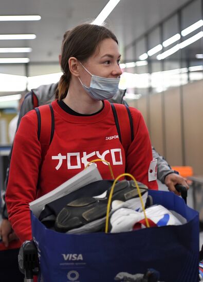 Russia  Olympics 2020 Athletes Arrival