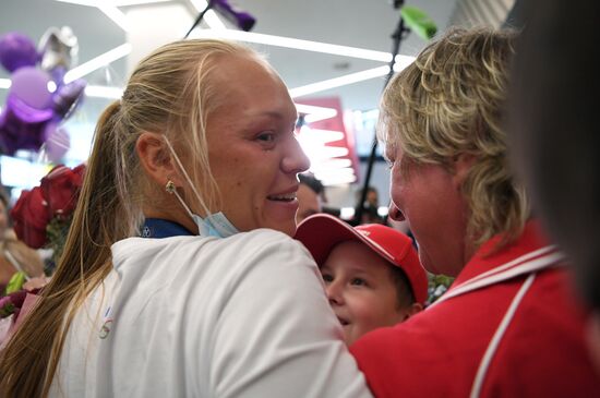 Russia  Olympics 2020 Athletes Arrival