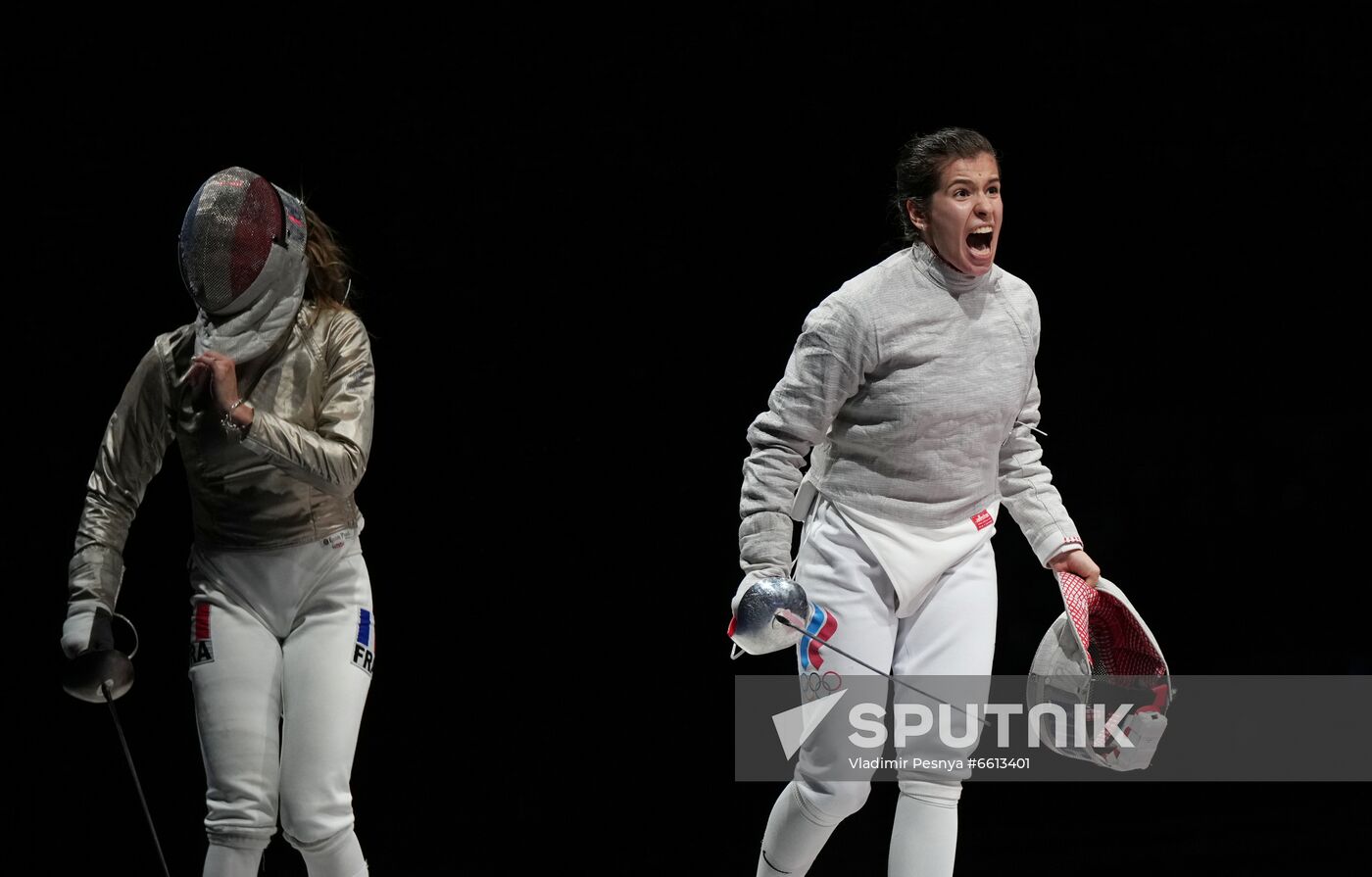 Japan Olympics 2020 Fencing Women Sabre Team
