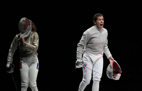 Japan Olympics 2020 Fencing Women Sabre Team