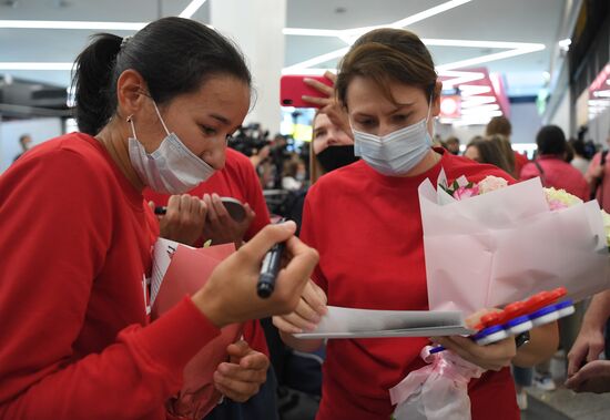 Russia  Olympics 2020 Athletes Arrival