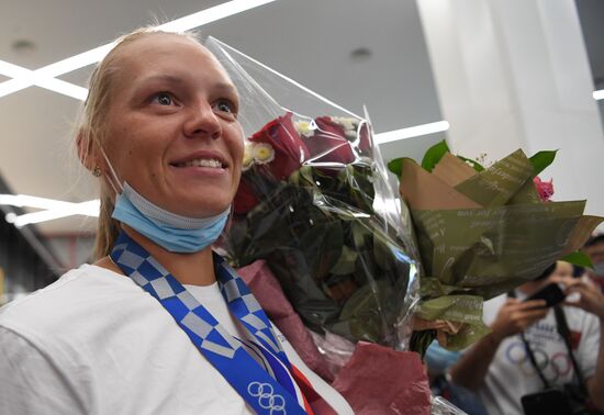 Russia  Olympics 2020 Athletes Arrival