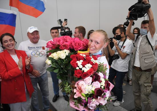 Russia  Olympics 2020 Athletes Arrival