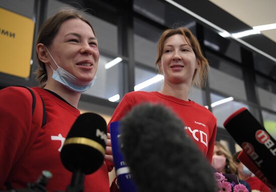 Russia  Olympics 2020 Athletes Arrival