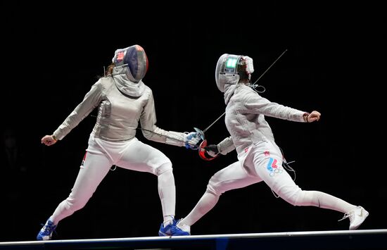 Japan Olympics 2020 Fencing Women Sabre Team