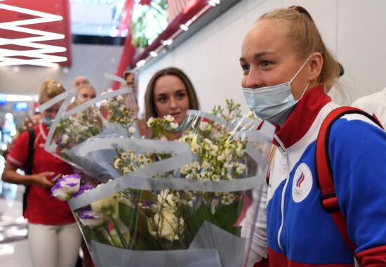 Russia  Olympics 2020 Athletes Arrival