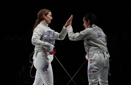 Japan Olympics 2020 Fencing Women Sabre Team
