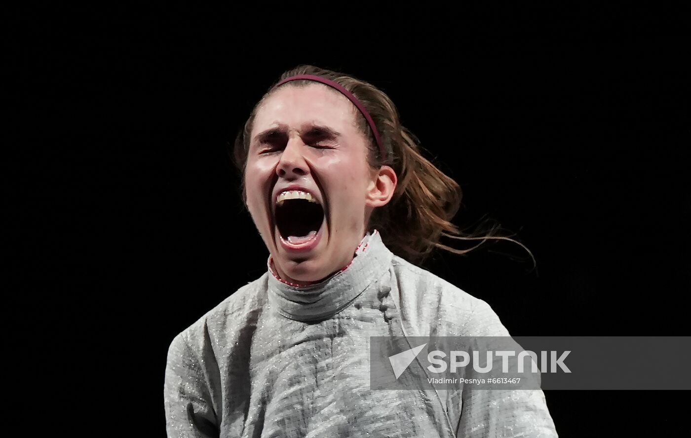 Japan Olympics 2020 Fencing Women Sabre Team