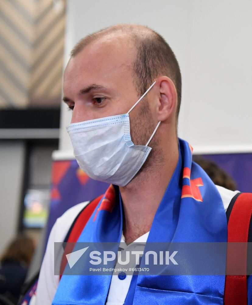 Russia  Olympics 2020 Athletes Arrival