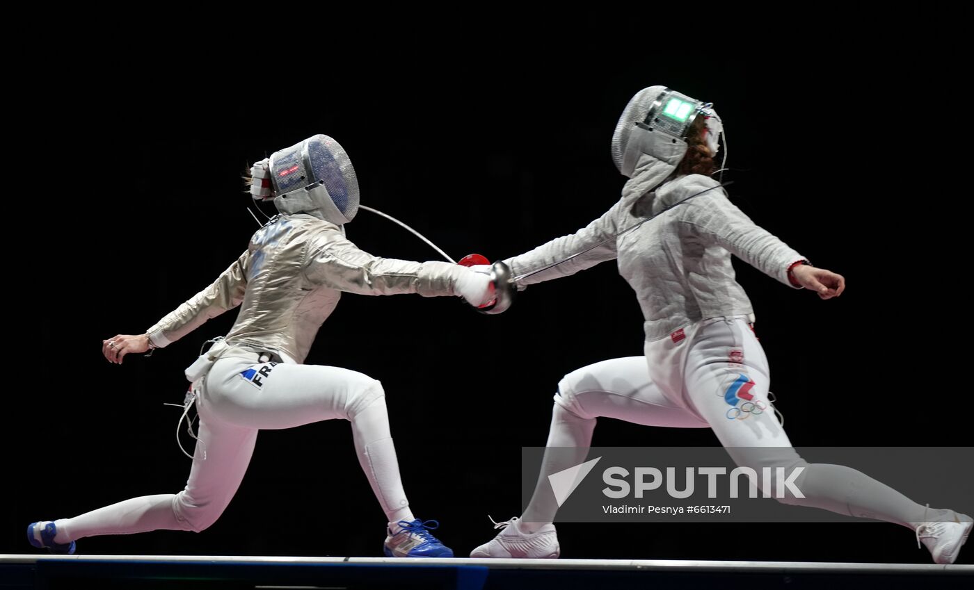 Japan Olympics 2020 Fencing Women Sabre Team