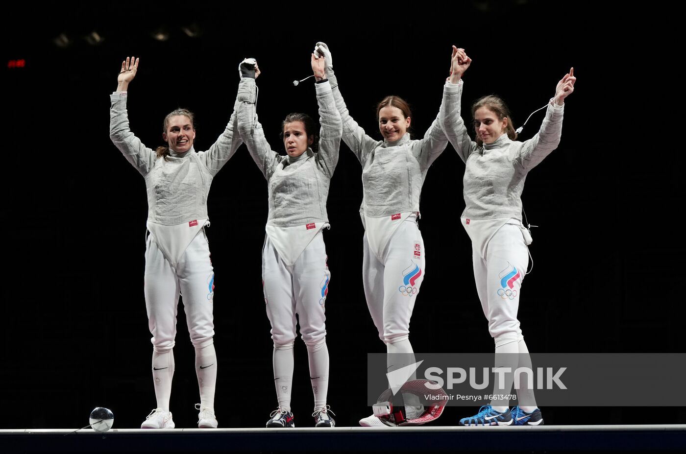 Japan Olympics 2020 Fencing Women Sabre Team