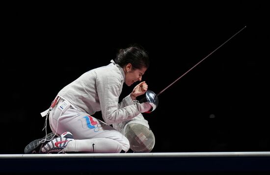 Japan Olympics 2020 Fencing Women Sabre Team