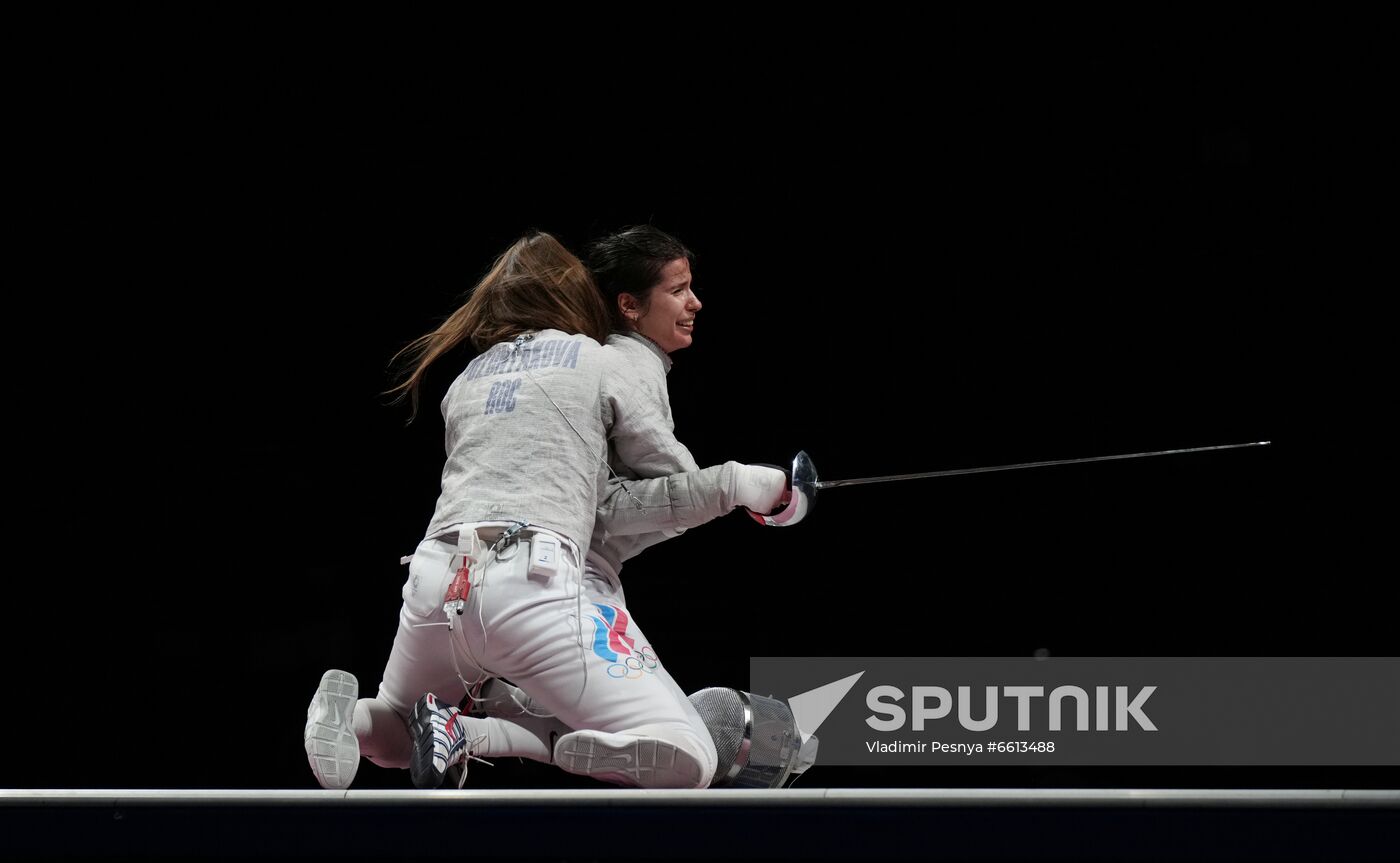 Japan Olympics 2020 Fencing Women Sabre Team