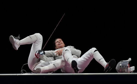 Japan Olympics 2020 Fencing Women Sabre Team
