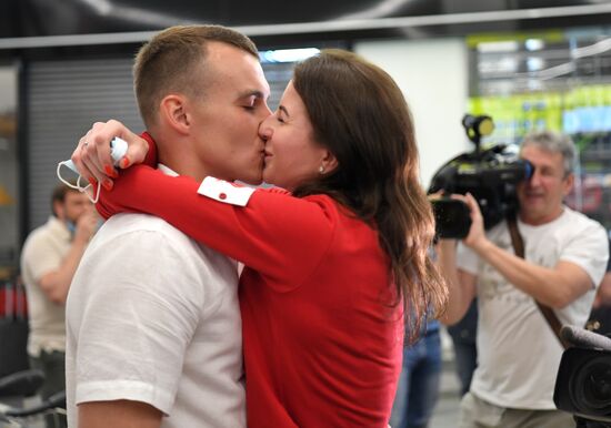 Russia  Olympics 2020 Athletes Arrival