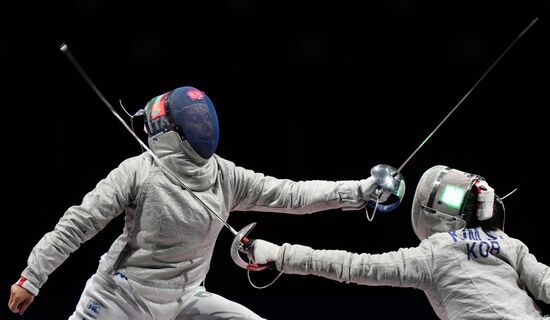 Japan Olympics 2020 Fencing Women Sabre Team