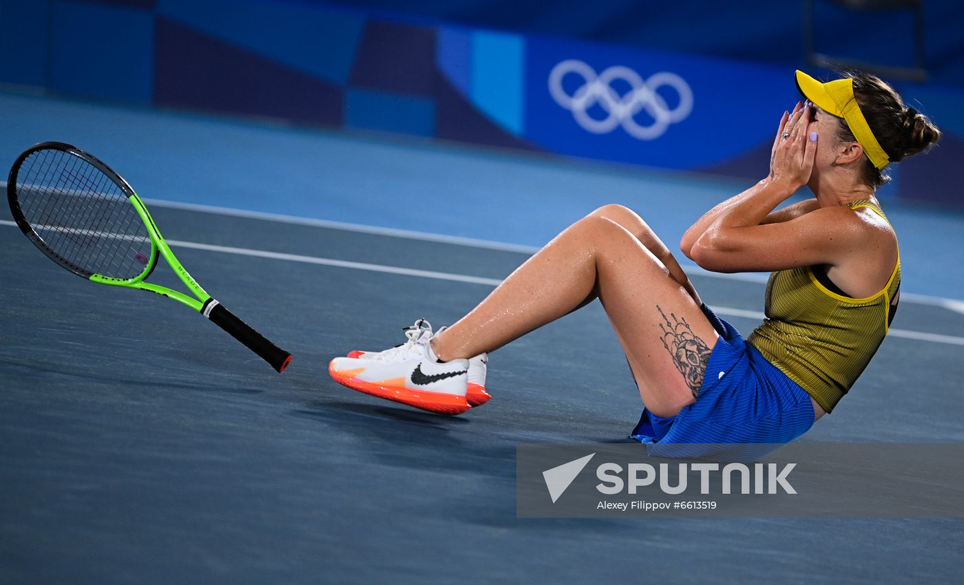 Japan Olympics 2020 Tennis Women Singles Rybakina - Svitolina