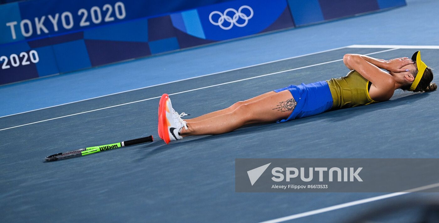 Japan Olympics 2020 Tennis Women Singles Rybakina - Svitolina