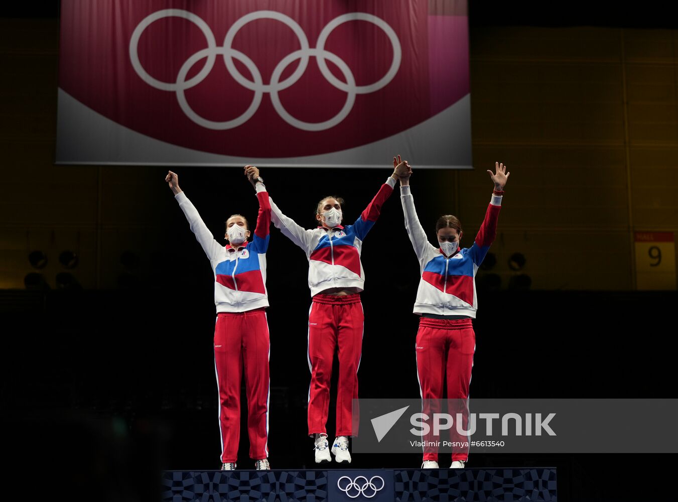 Japan Olympics 2020 Fencing Women Sabre Team