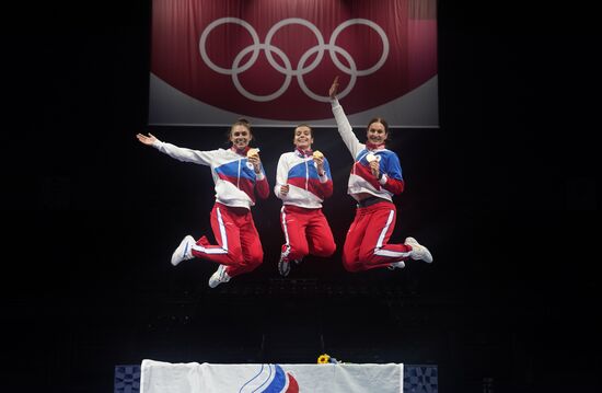 Japan Olympics 2020 Fencing Women Sabre Team