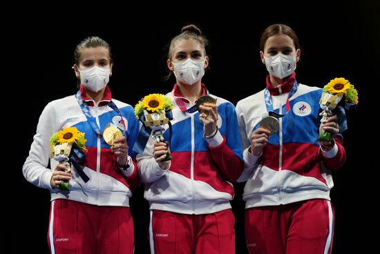 Japan Olympics 2020 Fencing Women Sabre Team