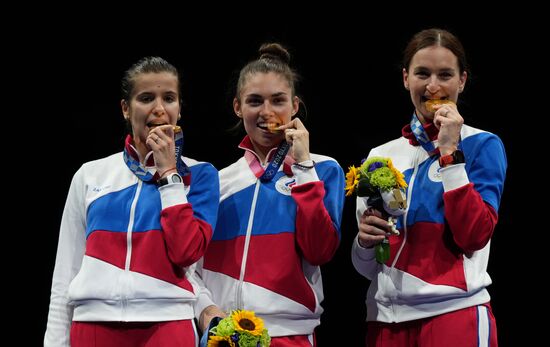 Japan Olympics 2020 Fencing Women Sabre Team