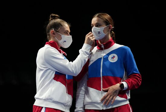 Japan Olympics 2020 Fencing Women Sabre Team